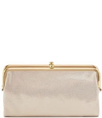 HOBO Lauren Metallic Shimmer Leather Clutch-Wallet