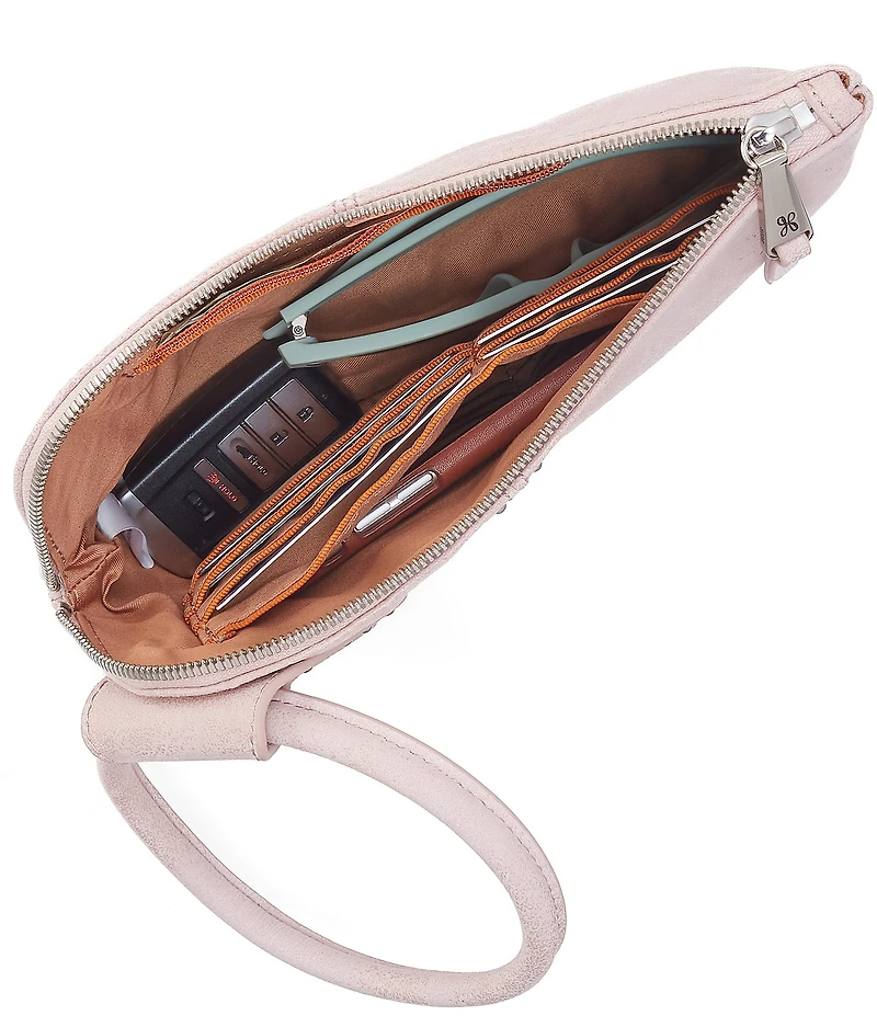 HOBO Leather Sable Wristlet