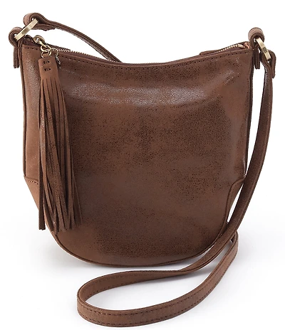 HOBO Lexi Buffed Leather Tassel Crossbody Bag