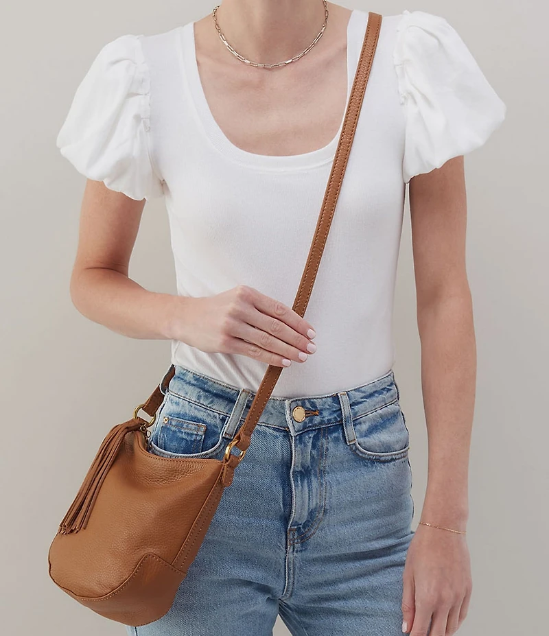 HOBO Lexi Polished Leather Crossbody Bag