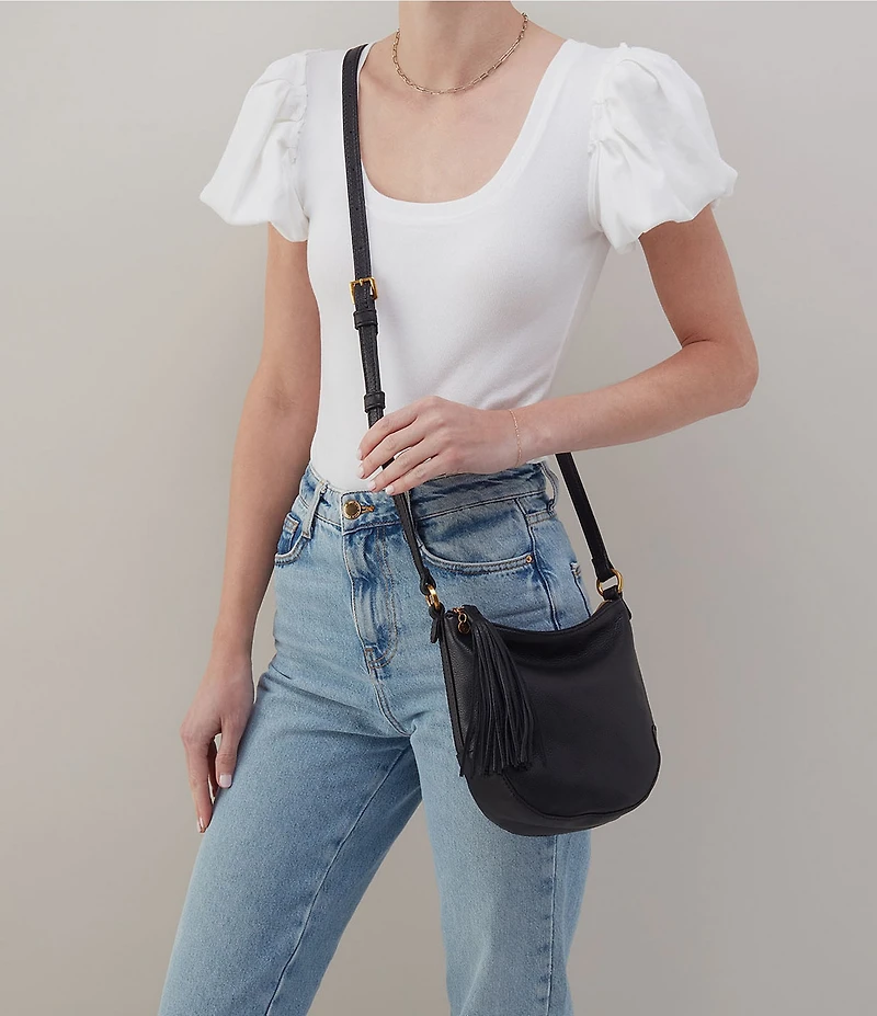 HOBO Lexi Polished Leather Crossbody Bag