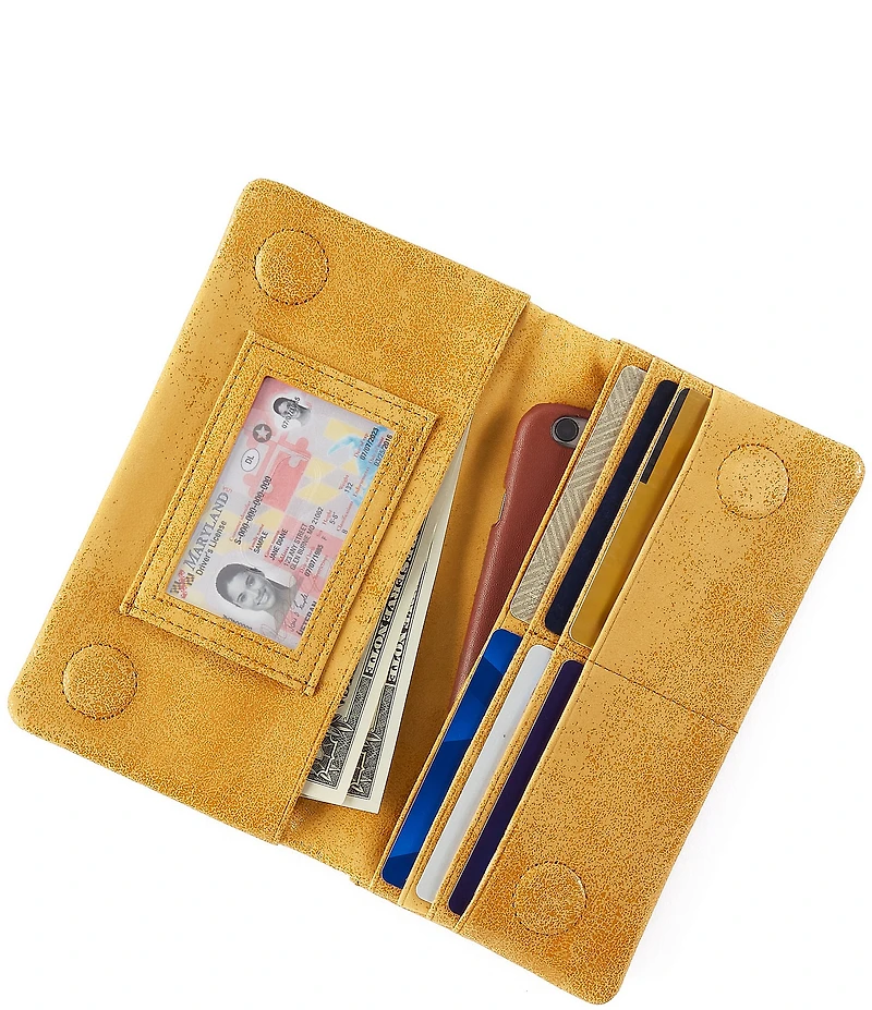 HOBO Gold Leaf Lumen Continental Wallet