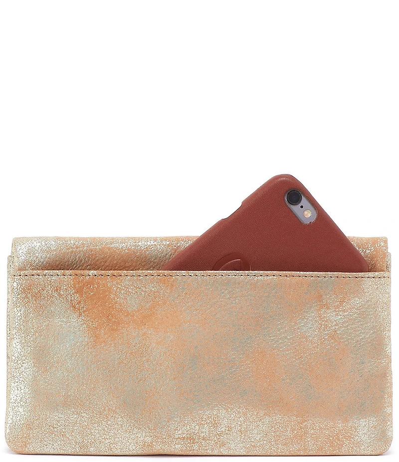 HOBO Lumen Saddle Stardust Continental Wallet