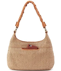 HOBO Madison Woven Straw Shoulder Bag