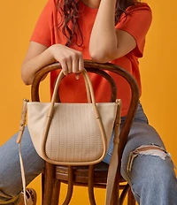 HOBO Margot Contrast Trim Satchel Bag