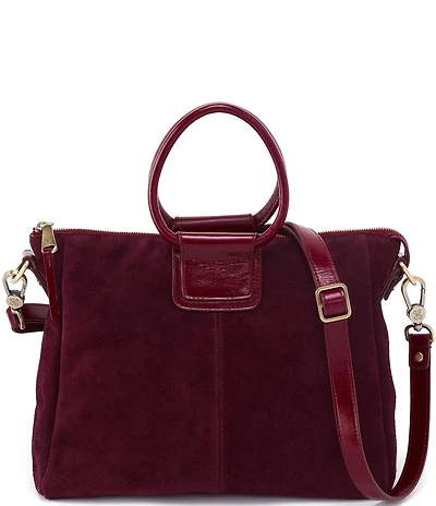 HOBO Medium Suede Sheila Satchel Bag