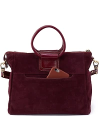 HOBO Medium Suede Sheila Satchel Bag