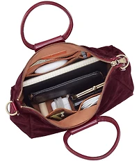 HOBO Medium Suede Sheila Satchel Bag