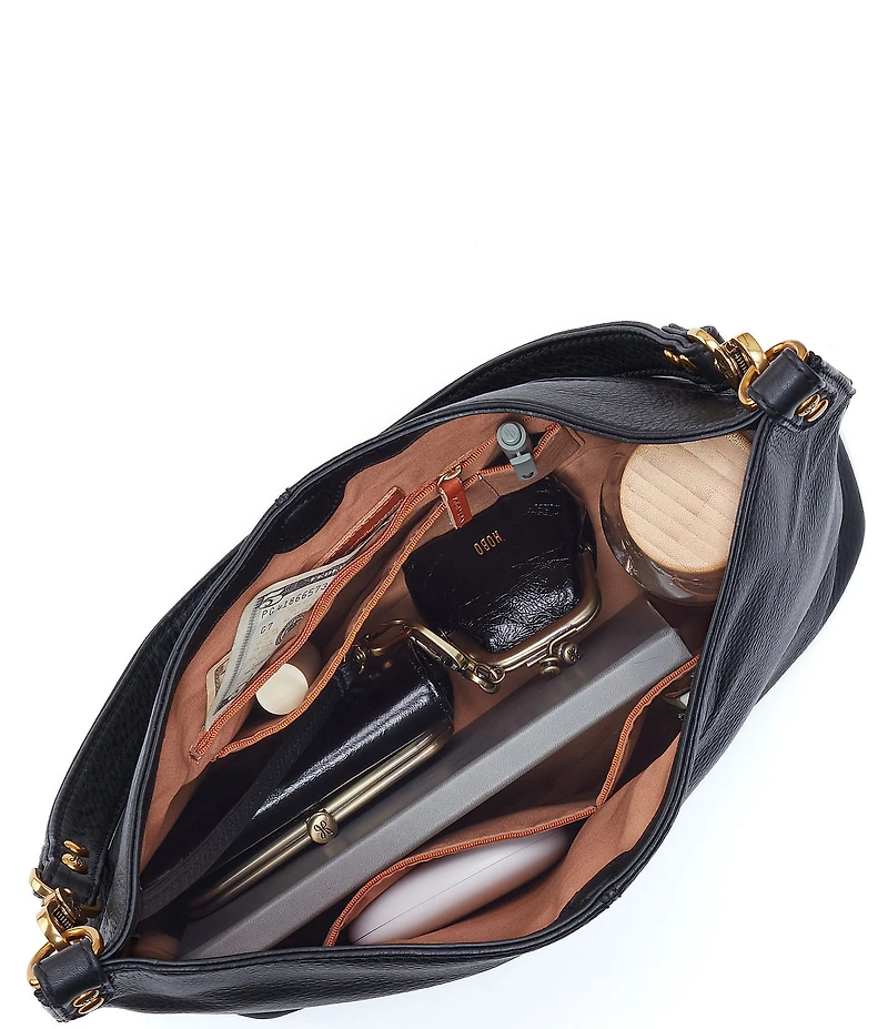 HOBO Pier Buffed Leather Shoulder Bag