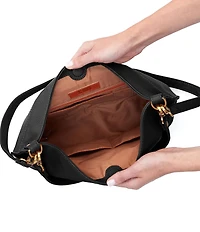 HOBO Pier Gold Hardware Convertible Hobo Crossbody Bag