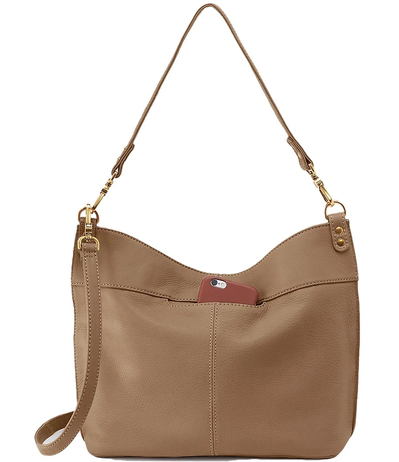 HOBO Pier Gold Hardware Convertible Hobo Crossbody Bag