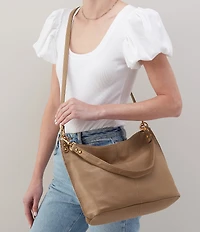HOBO Pier Gold Hardware Convertible Hobo Crossbody Bag