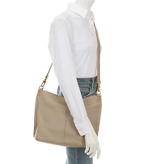 HOBO Pier Gold Hardware Convertible Hobo Crossbody Bag