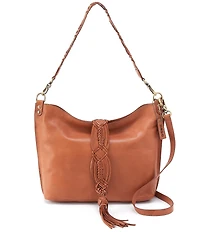 HOBO Pier Woven Fringe Tassel Shoulder Bag