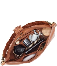 HOBO Pier Woven Fringe Tassel Shoulder Bag