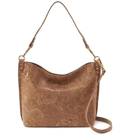 HOBO Pier Tooled Floral Shoulder Bag