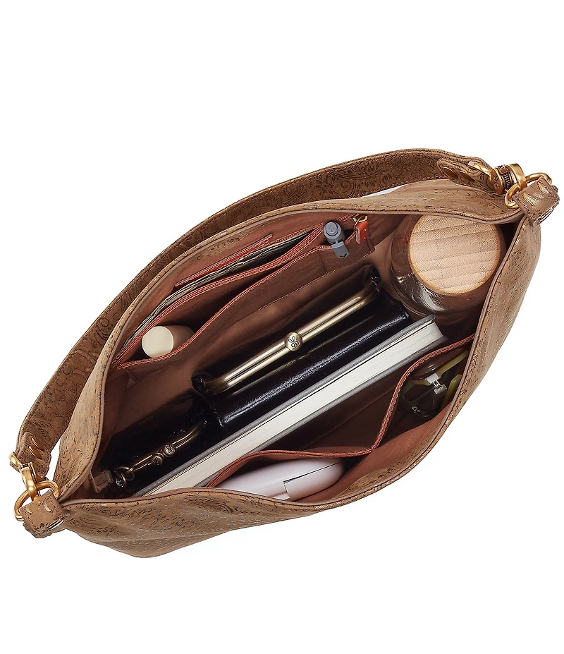 HOBO Pier Tooled Floral Shoulder Bag