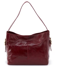 HOBO Render Crackle Leather Shoulder Bag
