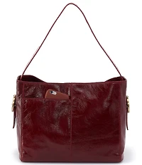 HOBO Render Crackle Leather Shoulder Bag