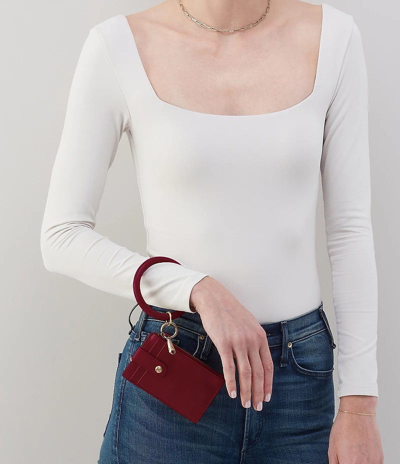HOBO Ring Credit Card Case Wristlet
