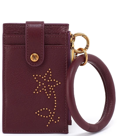 HOBO Ring Floral Studded Detail Credit Card Wristlet