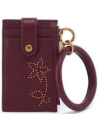 HOBO Ring Floral Studded Detail Credit Card Wristlet