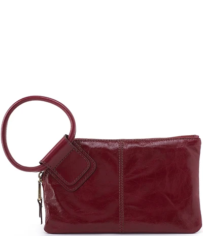 HOBO Sable Leather Ring-Handle Wristlet