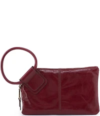 HOBO Sable Leather Ring-Handle Wristlet