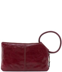 HOBO Sable Leather Ring-Handle Wristlet