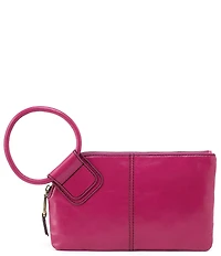 HOBO Sable Leather Ring-Handle Wristlet