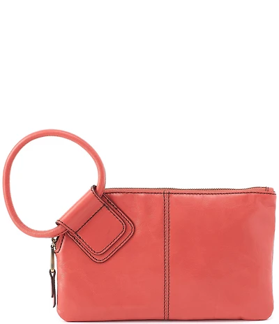 HOBO Sable Leather Ring-Handle Wristlet