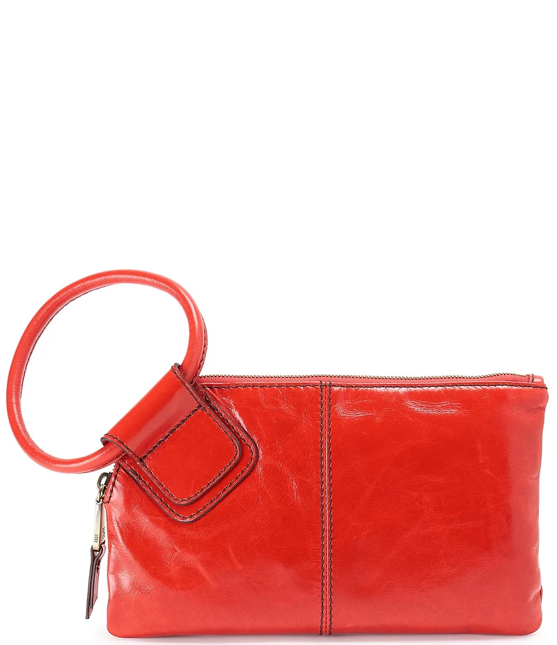 HOBO Sable Leather Ring-Handle Wristlet