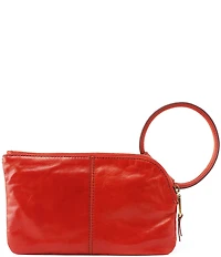 HOBO Sable Leather Ring-Handle Wristlet