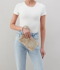 HOBO Sable Saddle Stardust Wristlet