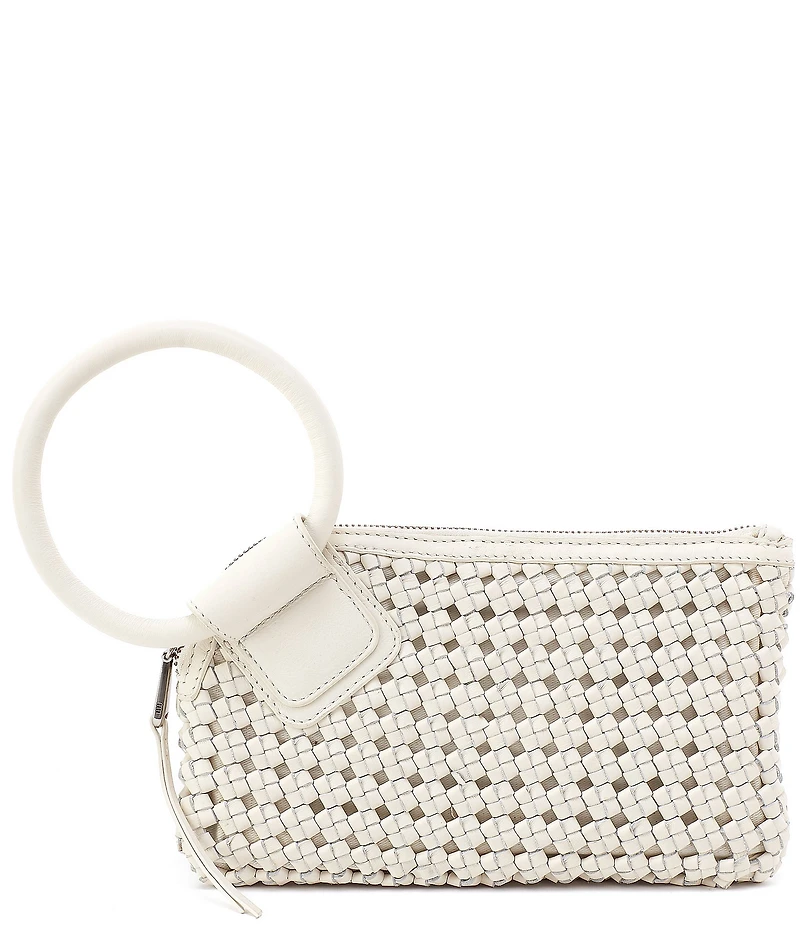 HOBO Sable Woven Leather Wristlet