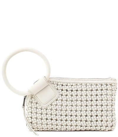 HOBO Sable Woven Leather Wristlet