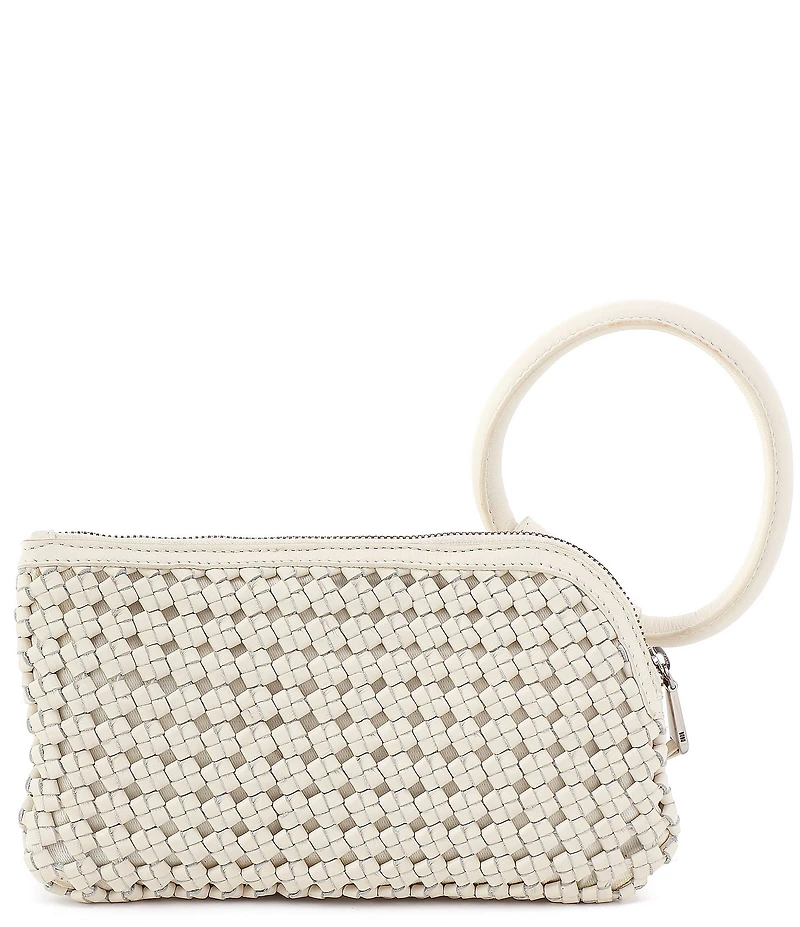 HOBO Sable Woven Leather Wristlet