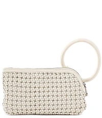 HOBO Sable Woven Leather Wristlet
