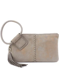 HOBO Sable Whipstitch Tassel Wristlet