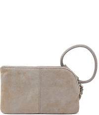 HOBO Sable Whipstitch Tassel Wristlet