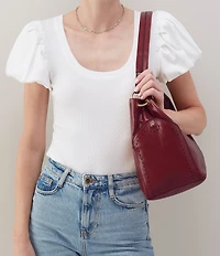 HOBO Seneca Medium Leather Shoulder Bag