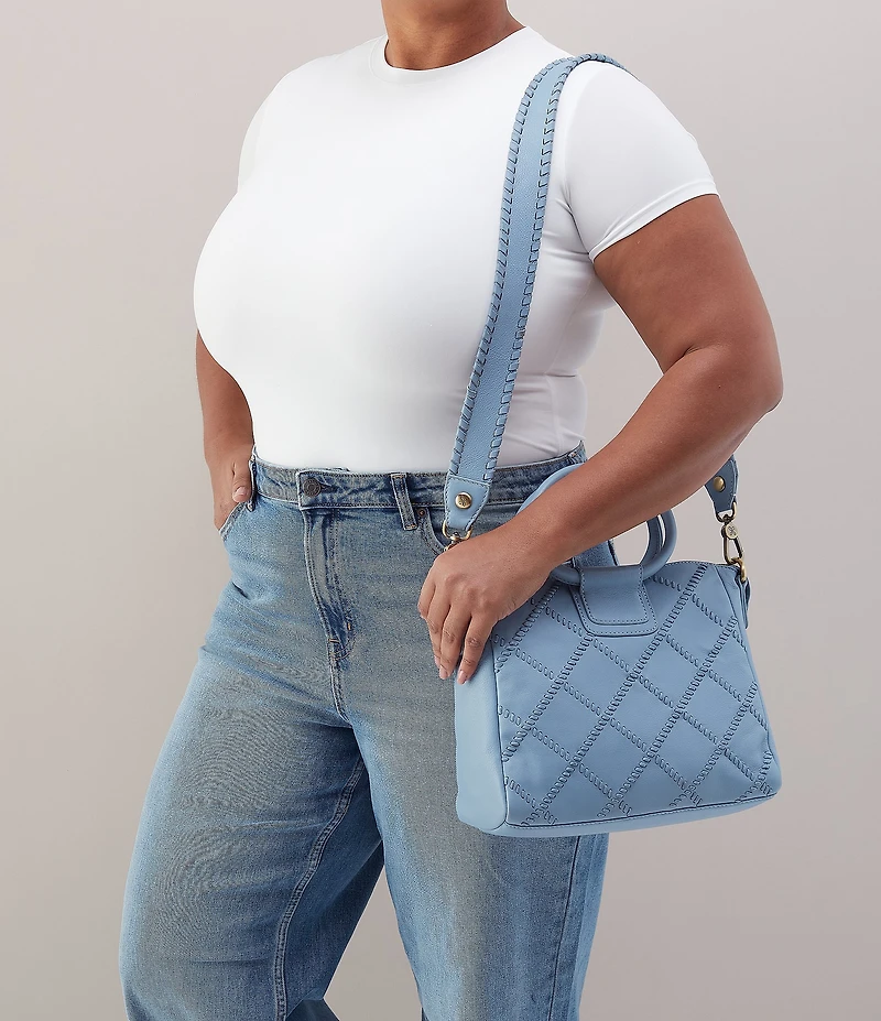 HOBO Sheila Bluebell Top Handle Medium Satchel Bag