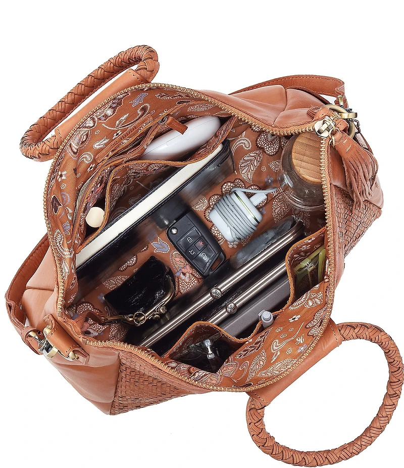 HOBO Sheila Large Woven Satchel Bag