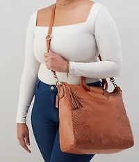 HOBO Sheila Large Woven Satchel Bag