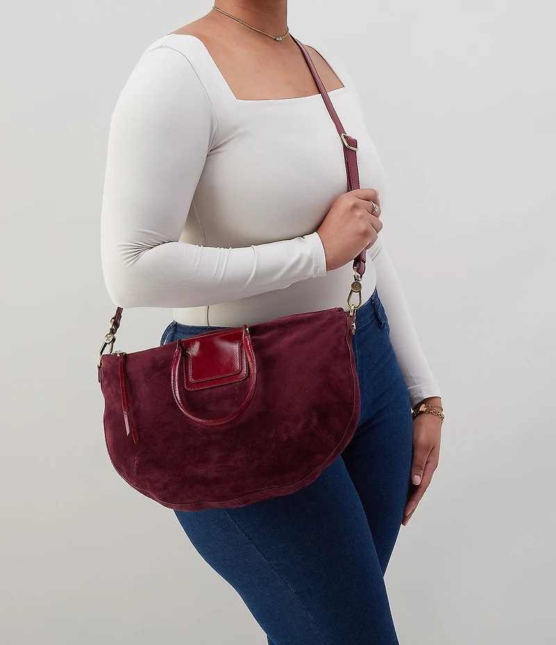 HOBO Sheila Large Suede Slouchy Satchel Bag