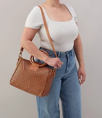 HOBO Sheila Medium Cut-Out Petal Handle Satchel Bag