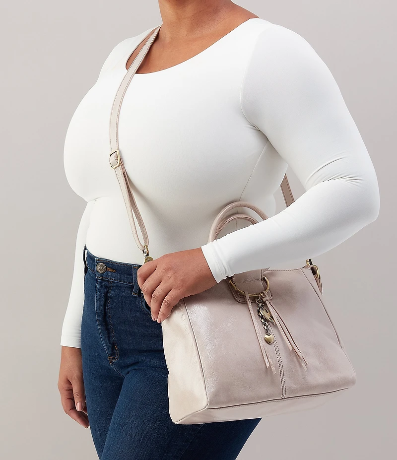 HOBO Sheila Medium Leather Satchel Bag