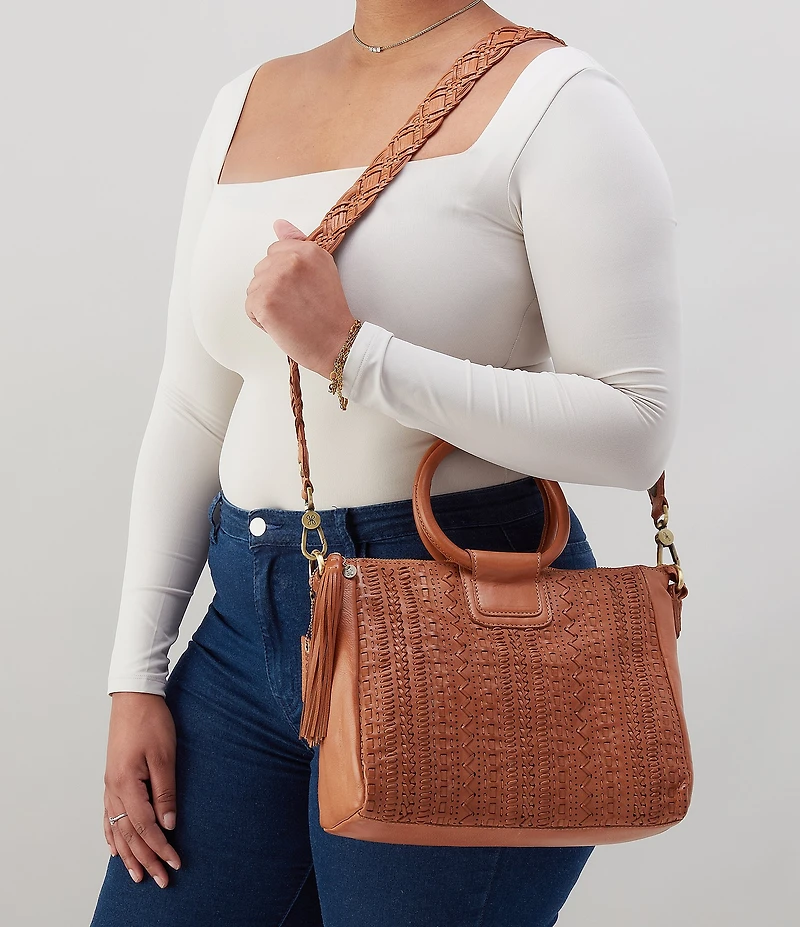HOBO Sheila Medium Woven Satchel Bag