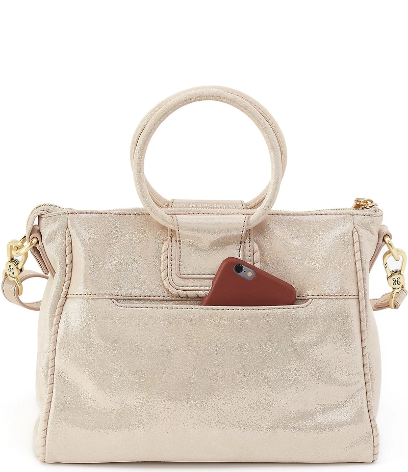 HOBO Sheila Metallic Medium O-Ring Top Handle Satchel Bag