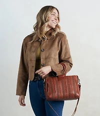 HOBO Sheila Medium Woven Satchel Bag